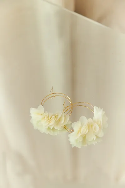BOUCLES D'OREILLES GRACE IVOIRE