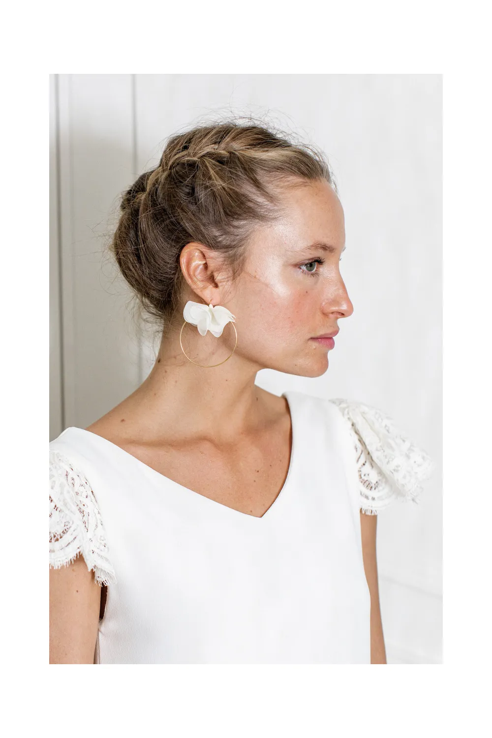 BOUCLES D'OREILLES LEA IVOIRE