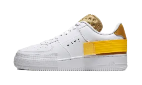 Nike Air Force 1 Low Drop Type White Gold Yellow