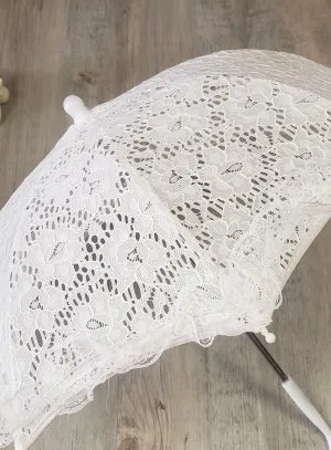 Ombrelle dentelle Ivoire Mariage