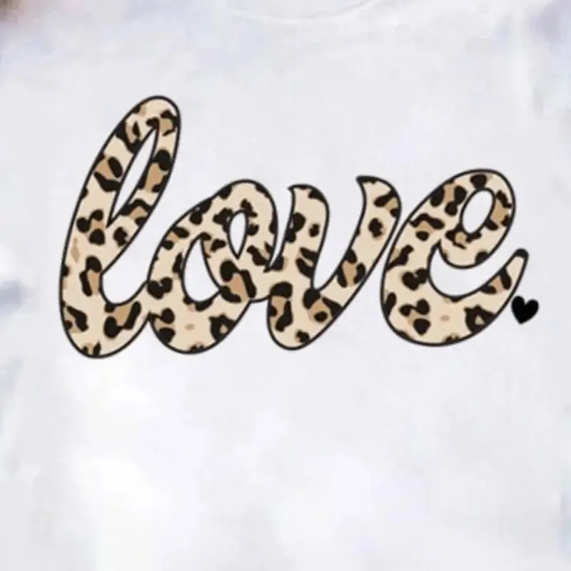 T-Shirt Léopard Love