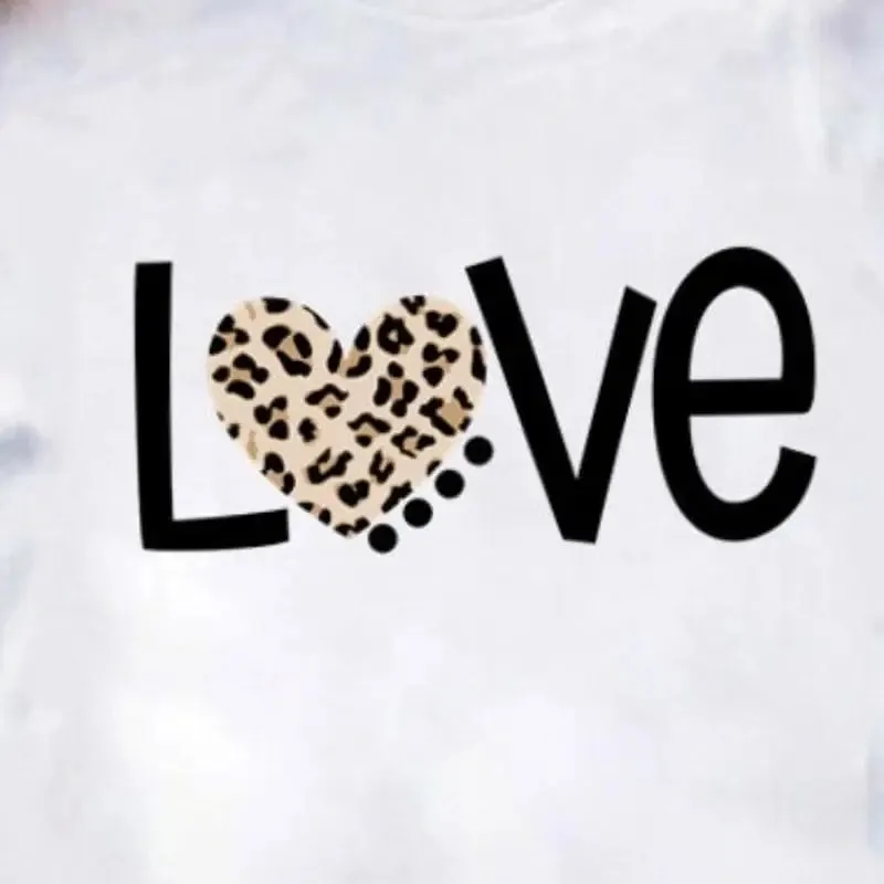 T-Shirt Léopard Love