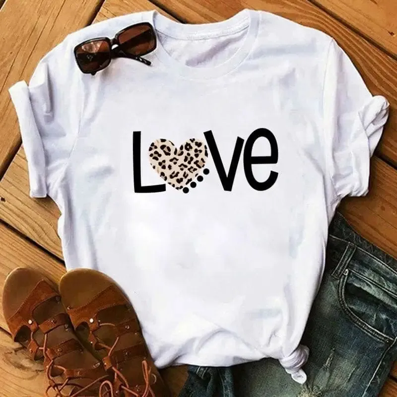 T-Shirt Léopard Love
