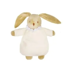 Trousselier Lapin moelleux doux ivoire avec hochet - Trouva